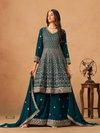 Aanaya Vol 233 By Dani Faux Georgette Top With Plazo Dupatta Wholesale Market In Surat With Price